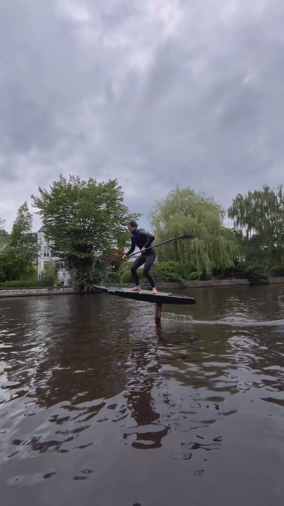 Supfoiling Hamburg Vampire classic x rocket MIB Vampireboard City foil Berlin Downwind Board 